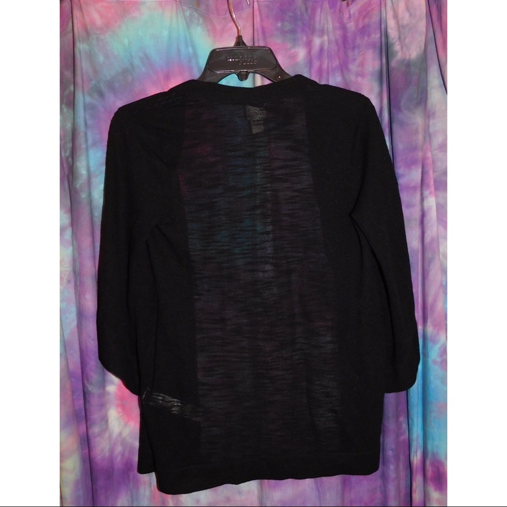 ‼️‼️SALE Chico’s Black Women’s  Cardigan Size 0 - Picture 2 of 4